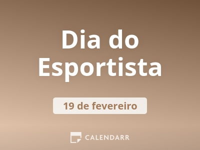Dia do Esportista