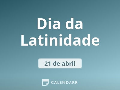Dia da Latinidade