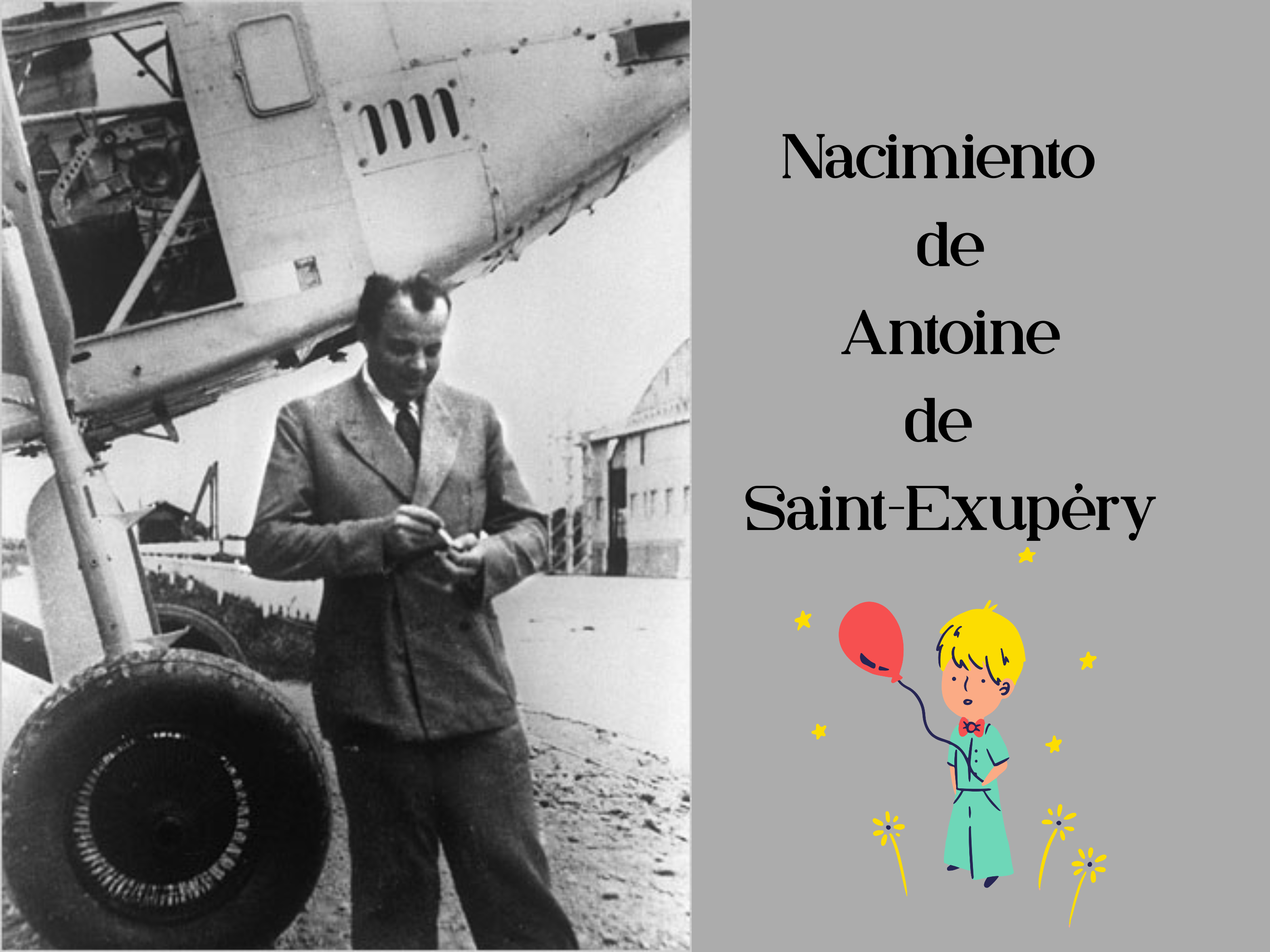 Nacimiento de Antoine de Saint-Exupéry