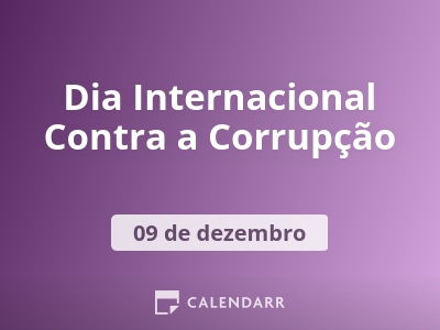 Dia Internacional Contra a Corrupção