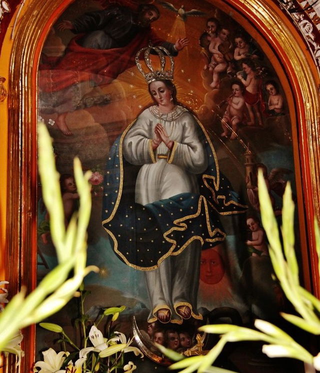 La Inmaculada Concepción en su Santuario ubicado en Puebla