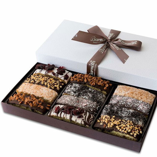 Barnetts Valentines Chocolate Biscotti Gift Basket