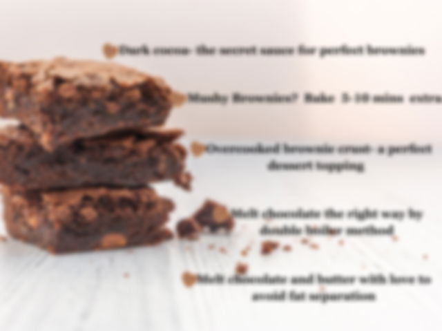 Tips for baking the perfect brownies