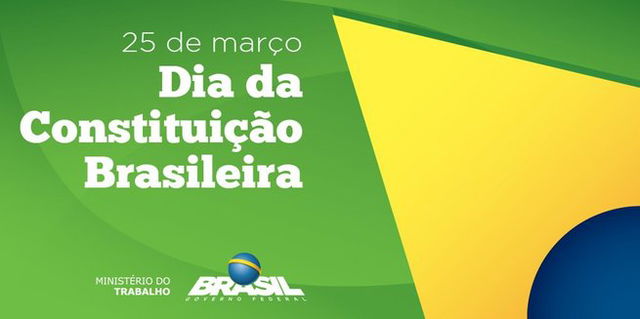 Cartaz da data comemorativa do Ministério do Trabalho