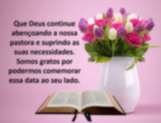 Feliz Dia da Pastora