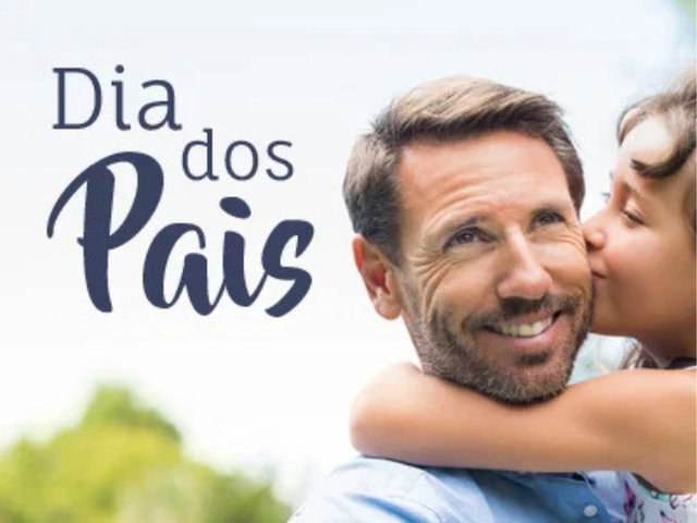 menina abra&ccedil;ando e beijando pai
