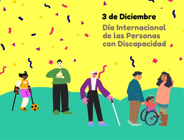 Cartel Día Internacional de las Personas con Discapacidad