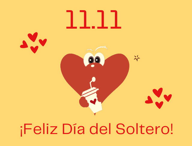 Ilustración Feliz Día del Soltero