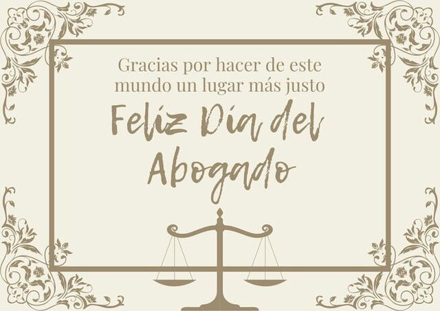 Feliz Día del Abogado