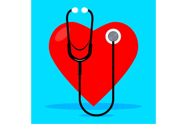 heart and stethoscope