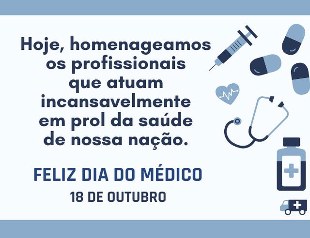 Homenagem dia do médico