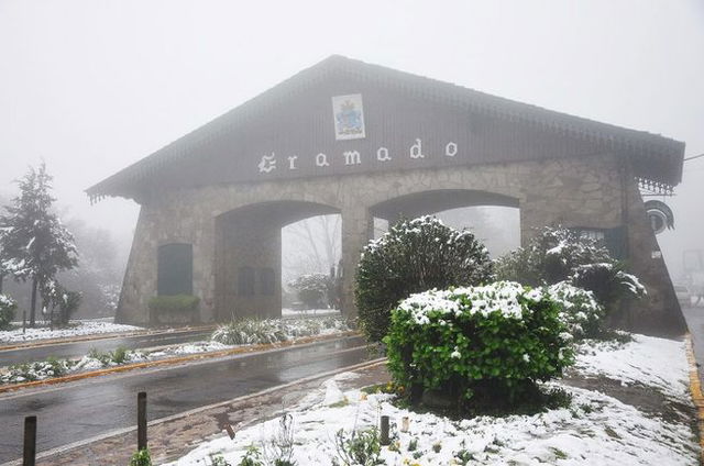 Gramado no inverno