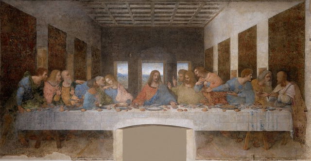 Pintura de la Última Cena de Leonardo da Vinci