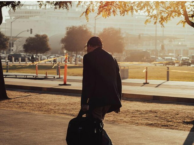 Man with briefcase