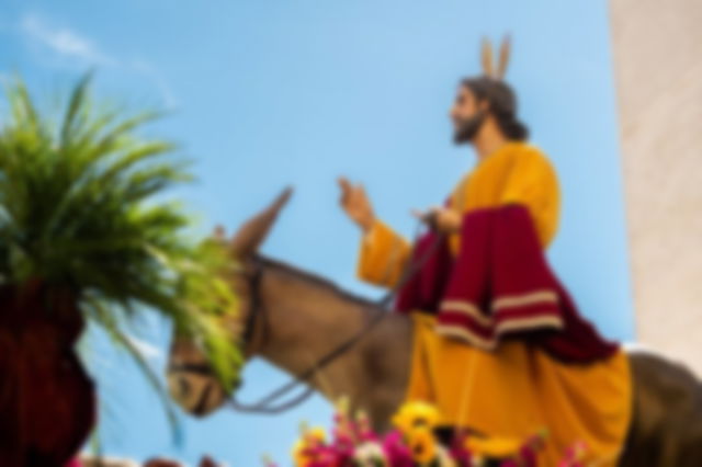 Domingo de Ramos: Jesús a lomos de un asno