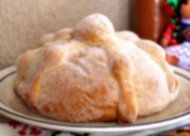 Pan de muerto típico mexicano