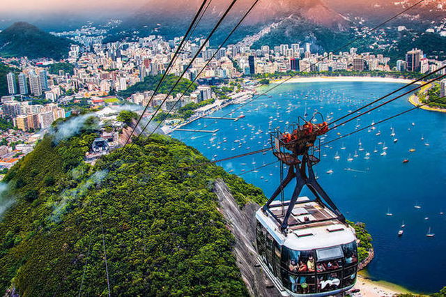 Bondinho do Pão de Açúcar, no Rio de Janeiro