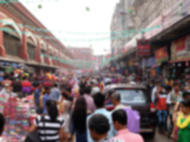 People shopping in Esplanade, Kolkata