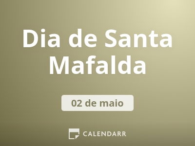 Dia de Santa Mafalda