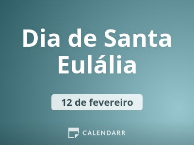 Dia de Santa Eulália