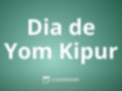 Dia de Yom Kipur