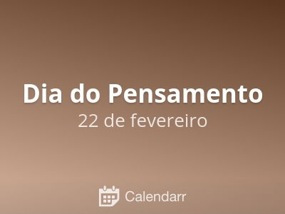 Dia do Pensamento