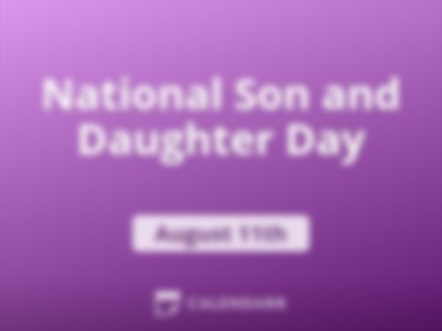 National Son and Daughter Day