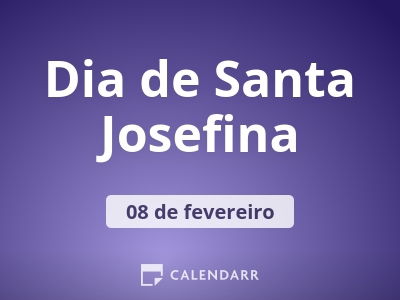 Dia de Santa Josefina