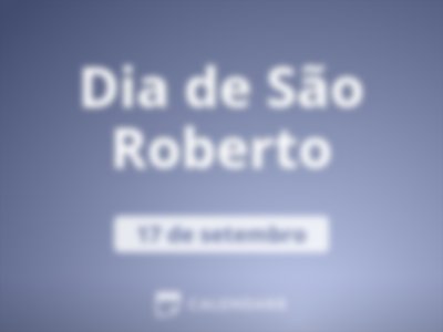 Dia de São Roberto