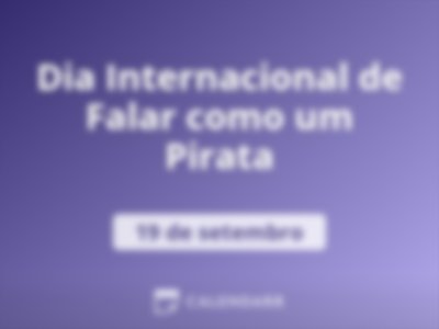 Dia Internacional de Falar como um Pirata