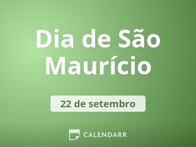 Dia de São Maurício