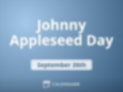Johnny Appleseed Day