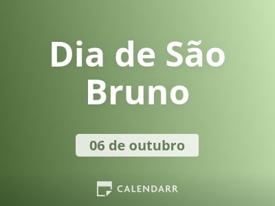 Dia de São Bruno