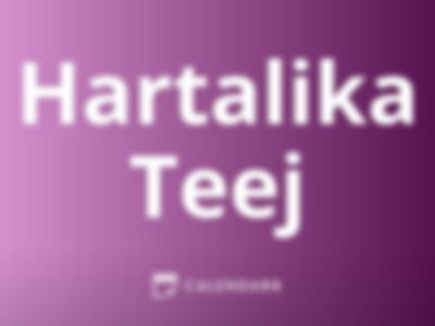 Hartalika Teej
