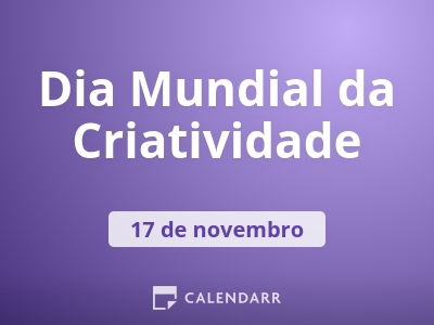 Dia Mundial da Criatividade