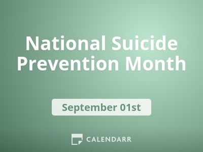 National Suicide Prevention Month