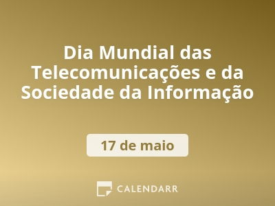 Dia Mundial das Telecomunicações
