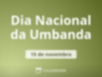 Dia Nacional da Umbanda