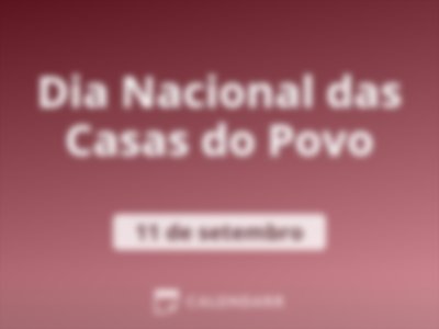 Dia Nacional das Casas do Povo