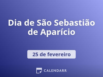 Dia de São Sebastião de Aparício