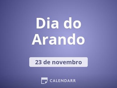 Dia do Arando