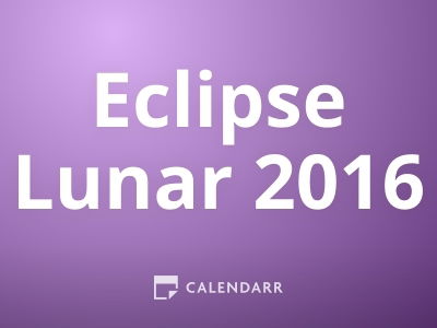 Eclipse Lunar 2016