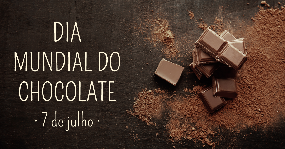 Dia Mundial do Chocolate 7 de Julho Calendarr