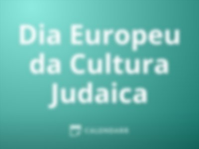 Dia Europeu da Cultura Judaica