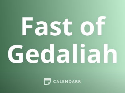 Fast of Gedaliah