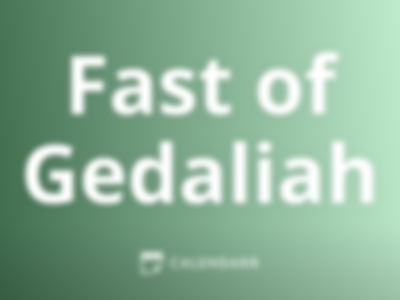 Fast of Gedaliah