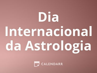 Dia Internacional da Astrologia