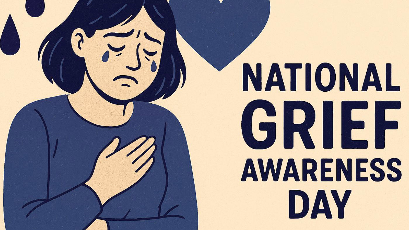 National Grief Awareness Day On August 30 Shows Us How Challenging It Is -  Calendarr, image size:1400x788