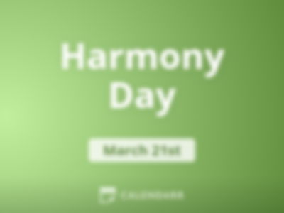 Harmony Day