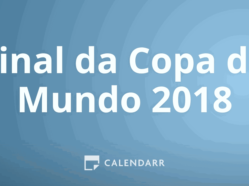 Final da Copa do Mundo 2018